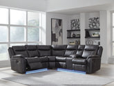 Sectionals for Less - Ashley Furniture - Sultan Meadow Sectional - 2-Piece Reclining Sectional / Carbon - PC13001S1