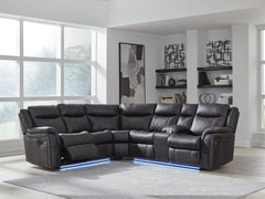 Sectionals for Less - Ashley Furniture - Sultan Meadow Sectional - 2-Piece Reclining Sectional / Carbon - PC13001S1