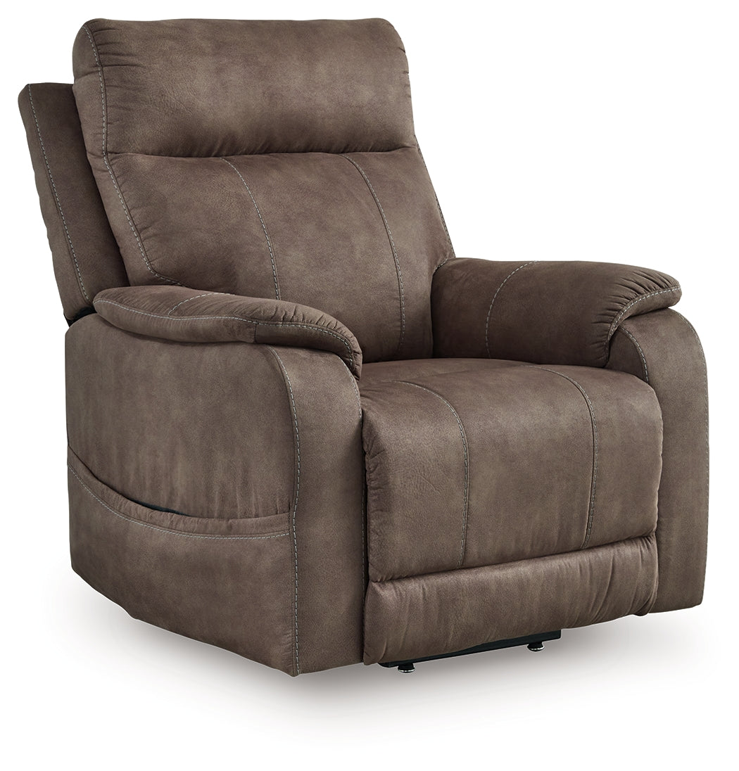 Sectionals for Less - Ashley Furniture - Crestmeade Living Room - Power Lift Recliner / Espresso - 1350412