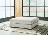 Sectionals for Less - Ashley Furniture - Regent Park Living Room - Oversized Accent Ottoman / Pewter - 1440408