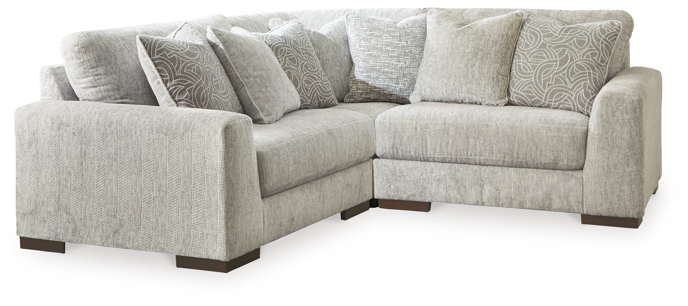 Sectionals for Less - Ashley Furniture - Regent Park Sectional - RAF 6-Piece Sectional / Pewter - 14404S7