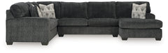 Sectionals for Less - Ashley Furniture - Hollyview Sectional - LAF 3-Piece Sectional with Chaise / Shadow - 15205S1