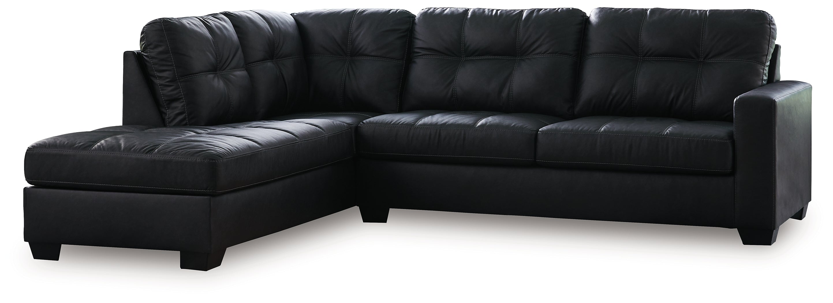 Sectionals for Less - Ashley Furniture - Barlin Mills Sectional - RAF 2-Piece Sectional with Chaise / Carbon - 17004S1