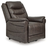 Sectionals for Less - Ashley Furniture - Oatman Living Room - Power Lift Recliner / Carbon - 1800512