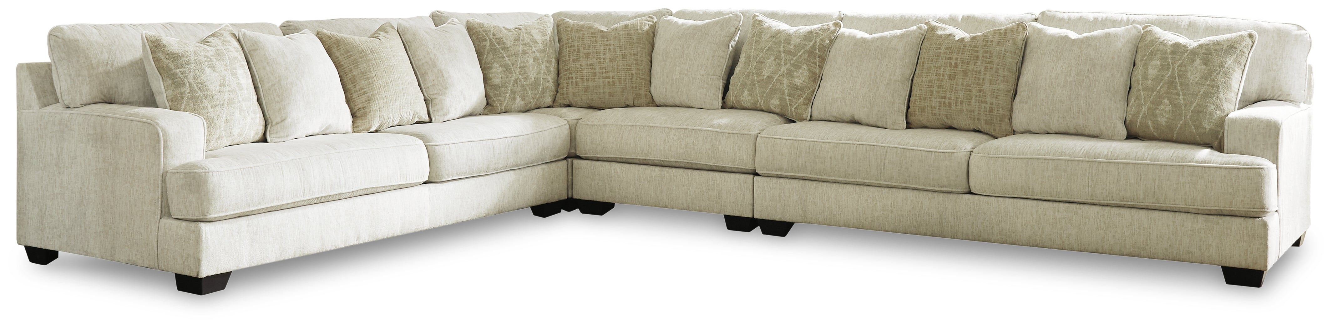 Sectionals for Less - Ashley Furniture - Rawcliffe Sectional - LAF 3-Piece Sectional / Parchment - 19604S1