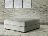 Sectionals for Less - Ashley Furniture - Lindyn Living Room - Oversized Accent Ottoman / Fog - 2110508