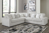 Sectionals for Less - Ashley Furniture - Stupendous Sectional - RAF 3-Piece Sectional with Double Chaise / Alloy - 25903S4