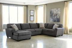 Sectionals for Less - Ashley Furniture - Ambee Sectional - RAF 3-Piece Sectional with Chaise / Slate - 28620S1