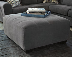 Sectionals for Less - Ashley Furniture - Ambee Living Room - Oversized Accent Ottoman / Slate - 2862008