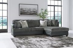Sectionals for Less - Ashley Furniture - Brixley Pier Sectional - LAF 2-Piece Sectional with Chaise / Graphite - 29906S2