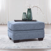 Sectionals for Less - Ashley Furniture - Carissa Manor Living Room - Queen Sofa Sleeper / Denim - 3260439