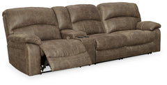 Sectionals for Less - Ashley Furniture - Segburg Sectional - 2-Piece Power Reclining Sectional Sofa / Driftwood - 34303S1