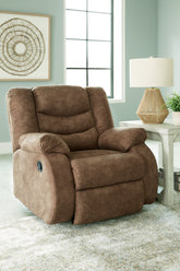 Sectionals for Less - Ashley Furniture - Partymate Living Room - Rocker Recliner / Brindle - 3690225