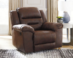 Sectionals for Less - Ashley Furniture - Stoneland Living Room - Rocker Recliner / Chocolate - 3990425