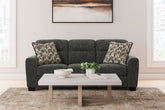 Sectionals for Less - Ashley Furniture - Lonoke Living Room - Chair and a Half / Gunmetal - 5050423