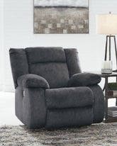 Sectionals for Less - Ashley Furniture - Burkner Living Room - Power Rocker Recliner / Marine - 5380498