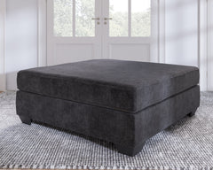 Sectionals for Less - Ashley Furniture - Lavernett Living Room - Oversized Accent Ottoman / Charcoal - 5960308