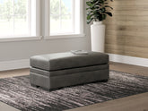 Sectionals for Less - Ashley Furniture - Lofton-Pike Living Room - Oversized Accent Ottoman / Shadow - PC6161008