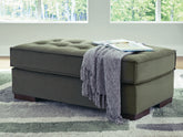Sectionals for Less - Ashley Furniture - Caspian-Town Living Room - Oversized Accent Ottoman / Olive - PC6170208