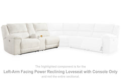 Sectionals for Less - Ashley Furniture - Keensburg Sectional - RAF Reclining Power Loveseat / Linen - 6180775