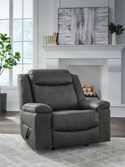 Sectionals for Less - Ashley Furniture - Status Check Living Room - Rocker Recliner / Shadow - PC6530725