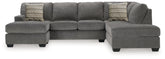 Sectionals for Less - Ashley Furniture - Riverfield Sectional - 2-Piece Sectional with Chaise / Iron - 70097S1