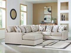 Sectionals for Less - Ashley Furniture - Laurelgrove Sectional - RAF 2-Piece Sectional Sofa Chaise / Pebble - 75105S4