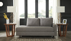 Sectionals for Less - Ashley Furniture - Lyman Living Room - RAF Corner Chaise / Graphite - 9330317