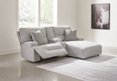 Sectionals for Less - Ashley Furniture - Acklen Place Sectional - 2-Piece Power Reclining Sectional / Navy - 93607S16