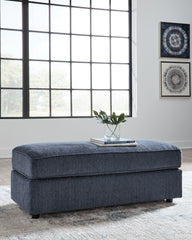 Sectionals for Less - Ashley Furniture - Albar Place Living Room - Oversized Accent Ottoman / Cobalt - 9530208
