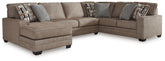 Sectionals for Less - Ashley Furniture - Cannonbrook Sectional - LAF 3-Piece Sectional with Chaise / Nutmeg - 98201S2