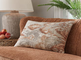 Sectionals for Less - Ashley Furniture - Aprover Pillows - Pillow / Rust/Gray/White - A1001040P