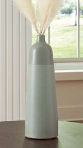 Sectionals for Less - Ashley Furniture - Peerland Vase - Vase / Sage Green - A2000655