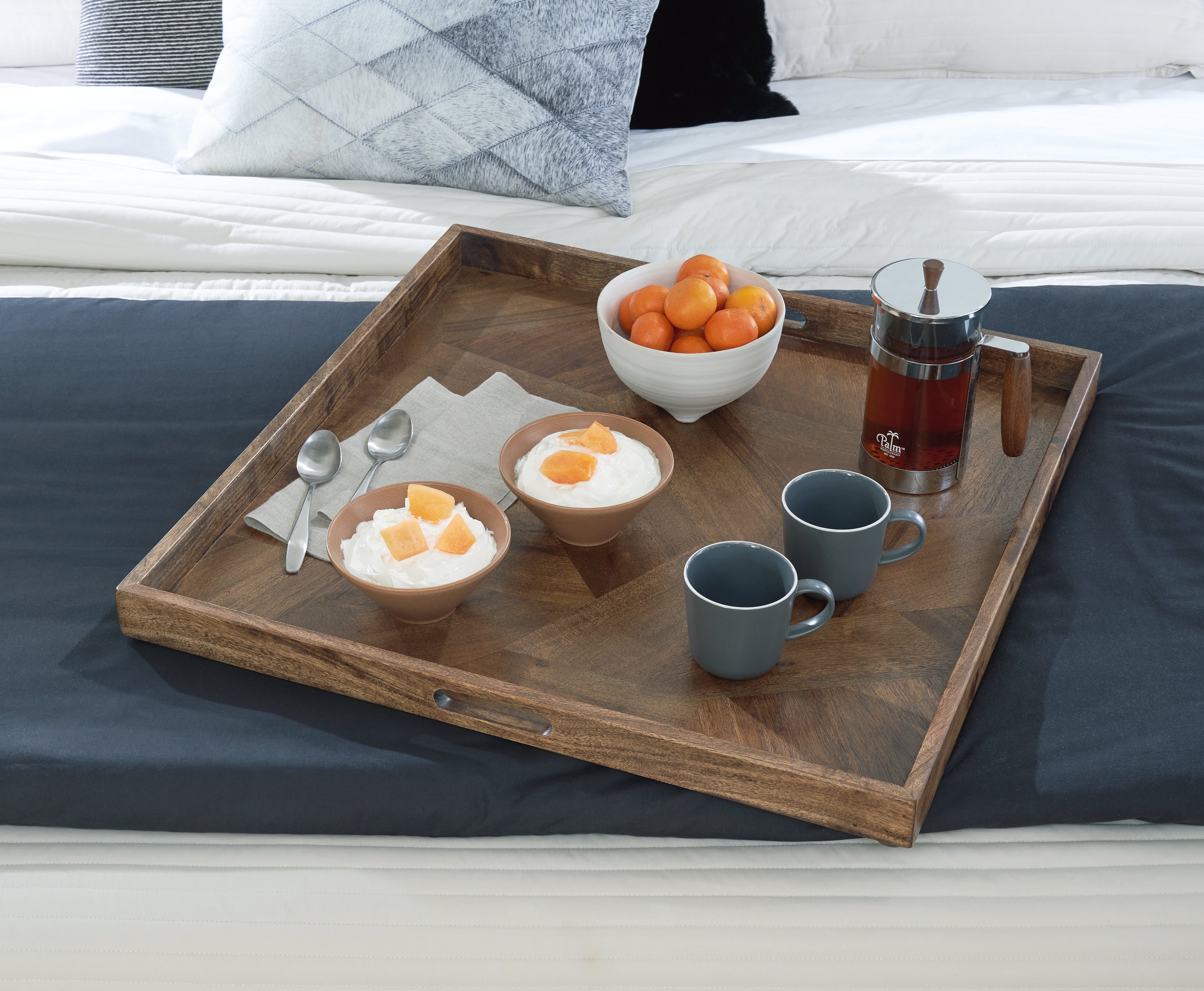 Sectionals for Less - Ashley Furniture - Heddford Tray - Tray / Brown - A2000722