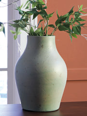 Sectionals for Less - Ashley Furniture - Baychester Vase - Vase / Antique Green - A2000806