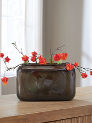 Sectionals for Less - Ashley Furniture - Sumner Vase - Vase / Gray/Gold Finish - A2000810