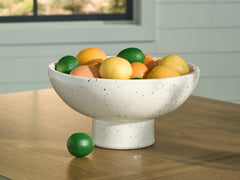 Sectionals for Less - Ashley Furniture - Dallinworth Bowl - Bowl / White/Black - A2000833