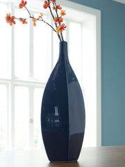 Sectionals for Less - Ashley Furniture - Abtinson Vase - Vase / Navy - A2900033