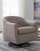 Sectionals for Less - Ashley Furniture - Upshur Accent Chair - Swivel Glider Accent Chair / Taupe - A3000003