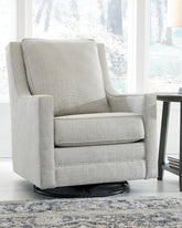 Sectionals for Less - Ashley Furniture - Kambria Swivel Glider Accent Chair - Swivel Glider Accent Chair / Fog - A3000265