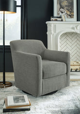 Sectionals for Less - Ashley Furniture - Bradney Swivel Accent Chair - Swivel Accent Chair / Fossil - A3000324