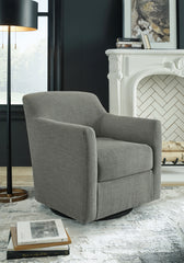 Sectionals for Less - Ashley Furniture - Bradney Swivel Accent Chair - Swivel Accent Chair / Fossil - A3000324