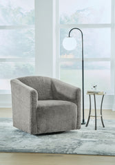 Sectionals for Less - Ashley Furniture - Bramner Accent Chair - Swivel Accent Chair / Charcoal - A3000330