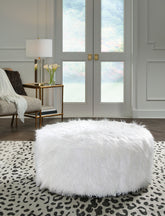 Sectionals for Less - Ashley Furniture - Galice Living Room - Oversized Accent Ottoman / Light Gray - A3000333