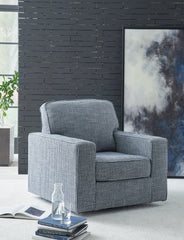Sectionals for Less - Ashley Furniture - Olwenburg Swivel Accent Chair - Swivel Accent Chair / Denim - A3000652