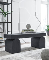 Sectionals for Less - Ashley Furniture - Holgrove Accent Bench - Accent Bench / Black / 50"W x 16"D x 18"H - A3000683