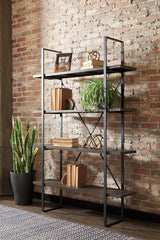 Sectionals for Less - Ashley Furniture - Gilesgrove Bookcase - Bookcase / Black/Gray - A4000017