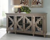 Sectionals for Less - Ashley Furniture - Fossil Ridge Accent Cabinet - Accent Cabinet / Gray - A4000037