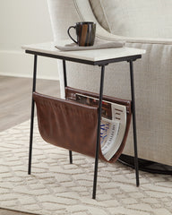 Sectionals for Less - Ashley Furniture - Etanbury Accent Table - Accent Table / Brown/Black/White - A4000254