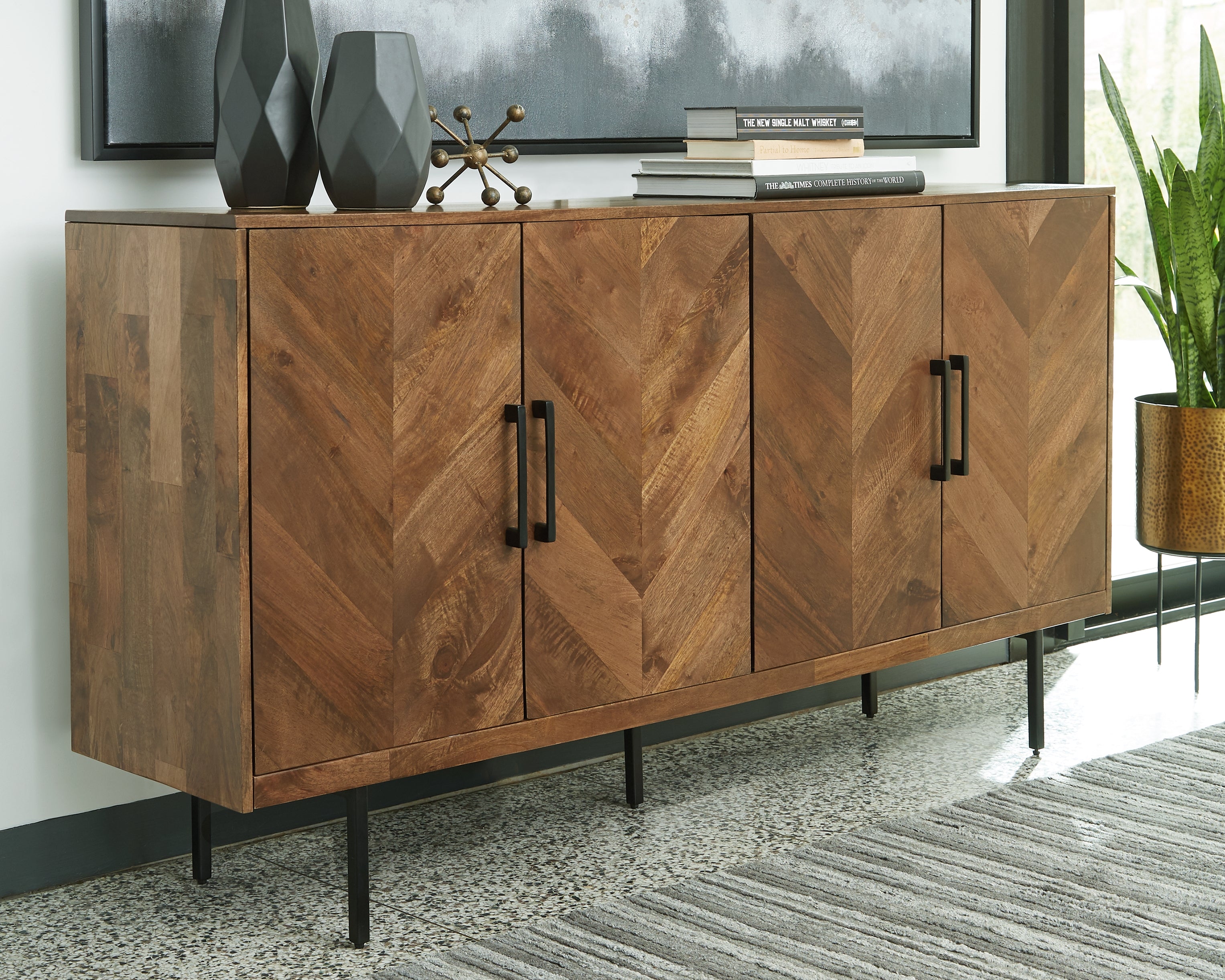 Sectionals for Less - Ashley Furniture - Prattville Accent Cabinet - Accent Cabinet / Brown - A4000308